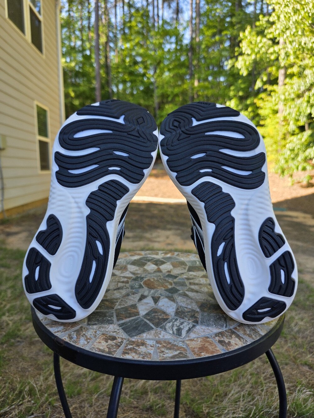 Brooks Glycerin 22 1204341B090 Black/White Running Shoe Women Sz 9 B Worn 4x - Picture 8 of 11